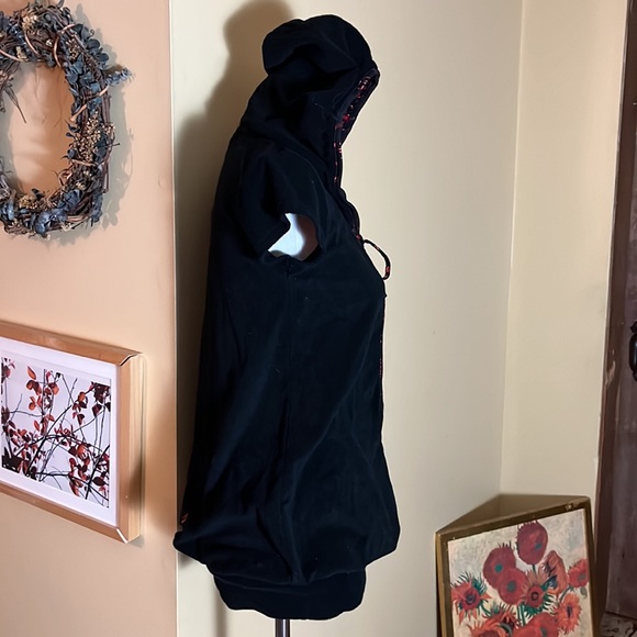 Vtg Y2k APPLE BOTTOM Size Small Hoodie Logo SPELL-OUT BUMM TerryCloth Tie NEW - Picture 6 of 16